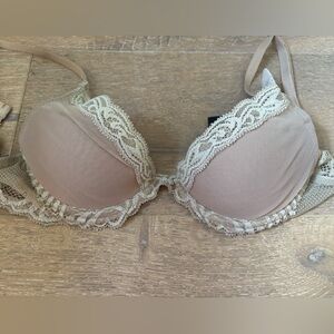 Natori feathers Lace Trimmed Bra nude 32b